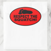 Sticker Ovale RESPECTEZ L'ESCALIER ! On dirait un PRO chez Bobo (Sac)