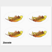 Sticker Ovale Respire (Feuille)