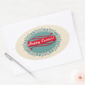 Sticker Ovale Rétro, vintage (Enveloppe)