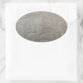 Sticker Ovale Revêtement en tissu gris argenté (Sac)