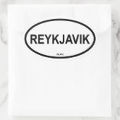 STICKER OVALE REYKJAVIK (Sac)
