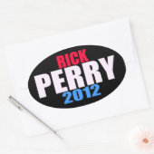 Sticker Ovale Rick Perry 2012 (Enveloppe)