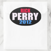 Sticker Ovale Rick Perry 2012 (Sac)
