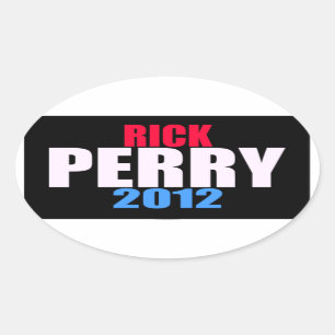 Sticker Ovale Rick Perry 2012