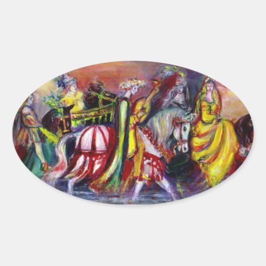 STICKER OVALE RIDERS (Devant)