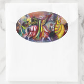 STICKER OVALE RIDERS (Sac)