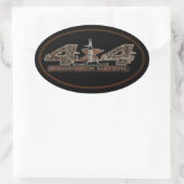 Sticker Ovale RIG UP CAMO Oilfield (Sac)