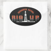Sticker Ovale RIG UP Oilfield (Sac)