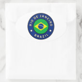 Sticker Ovale Rio de Janeiro Brésil (Sac)