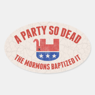 STICKER OVALE RIP-GOP