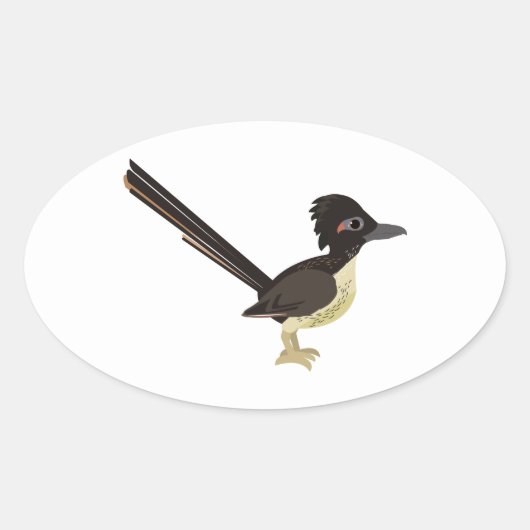 Sticker Ovale Roadrunner (Devant)