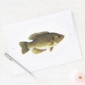 Sticker Ovale Rock Bass - Red Eye (Enveloppe)