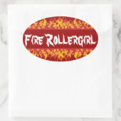 Sticker Ovale Rollegirl (Sac)