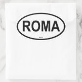 STICKER OVALE ROMA (Sac)