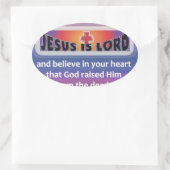 Sticker Ovale Romains 10:9 (Sac)