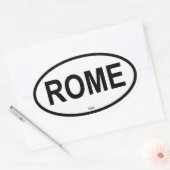 STICKER OVALE ROME (Enveloppe)