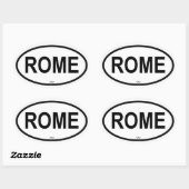 STICKER OVALE ROME (Feuille)