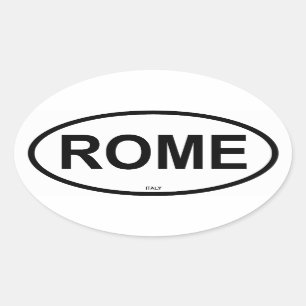 STICKER OVALE ROME