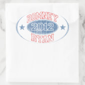Sticker Ovale Romney Ryan 2012 (Sac)