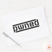 Sticker Ovale rond (Enveloppe)