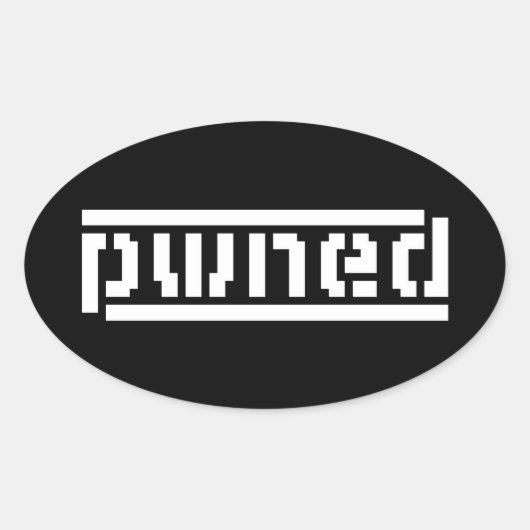 Sticker Ovale rond (Devant)