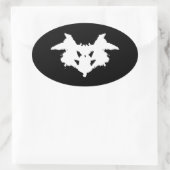 Sticker Ovale Rorschach Inkblot (Sac)