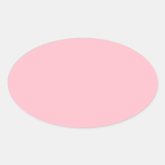 Sticker Ovale rose (Devant)