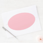 Sticker Ovale rose (Enveloppe)