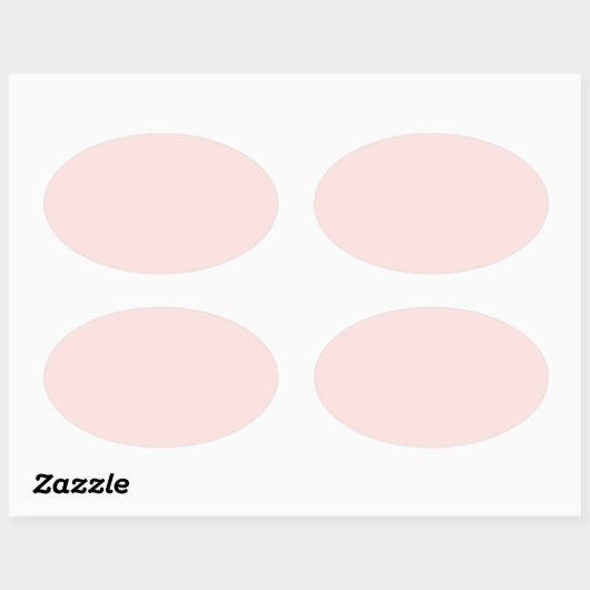 Sticker Ovale Rose bruyant (Feuille)