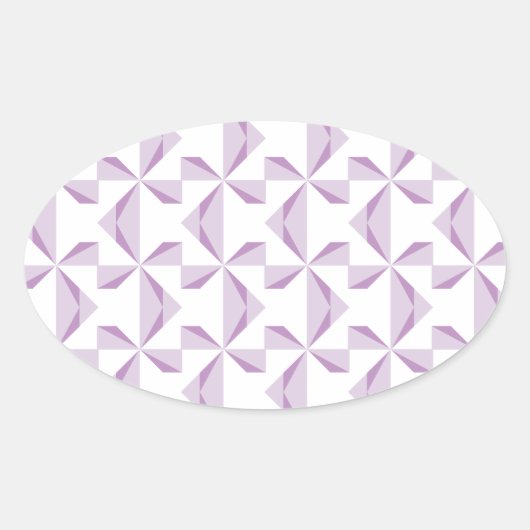 Sticker Ovale Roues pourpres (Devant)