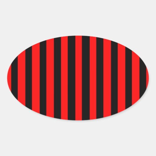 Sticker Ovale Ruby Black (Devant)