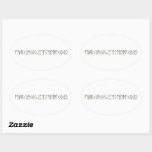 Sticker Ovale Runes (Feuille)