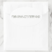 Sticker Ovale Runes (Sac)