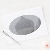 Sticker Ovale Russe Blizzard (Enveloppe)