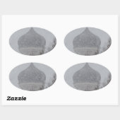 Sticker Ovale Russe Blizzard (Feuille)