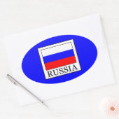 Sticker Ovale Russie (Enveloppe)