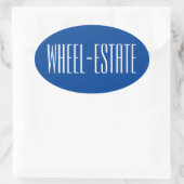 Sticker Ovale Rving RV Camper Camp Moteur Accueil Amusement = Ro (Sac)