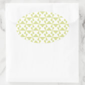 Sticker Ovale Sage Pinwheels (Sac)