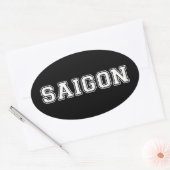 Sticker Ovale Saigon (Enveloppe)
