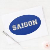 Sticker Ovale Saigon (Enveloppe)