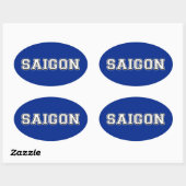 Sticker Ovale Saigon (Feuille)