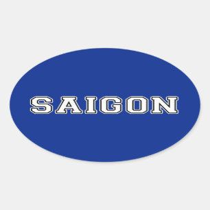 Sticker Ovale Saigon