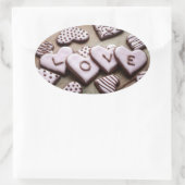 Sticker Ovale Saint Valentin (Sac)