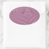 Sticker Ovale Saint Valentin (Sac)