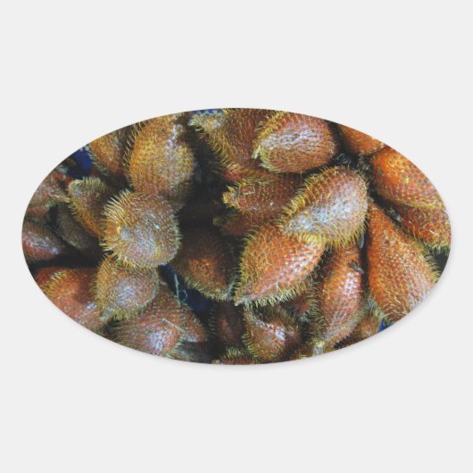 Sticker Ovale Salak [Fruit de serpent] (Devant)