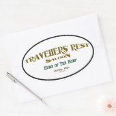 Sticker Ovale Salon de repos des voyageurs (Enveloppe)