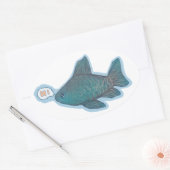 Sticker Ovale Salut (Enveloppe)