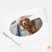 Sticker Ovale Salut (Enveloppe)