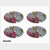 Sticker Ovale Salutations -Acclamations (Feuille)