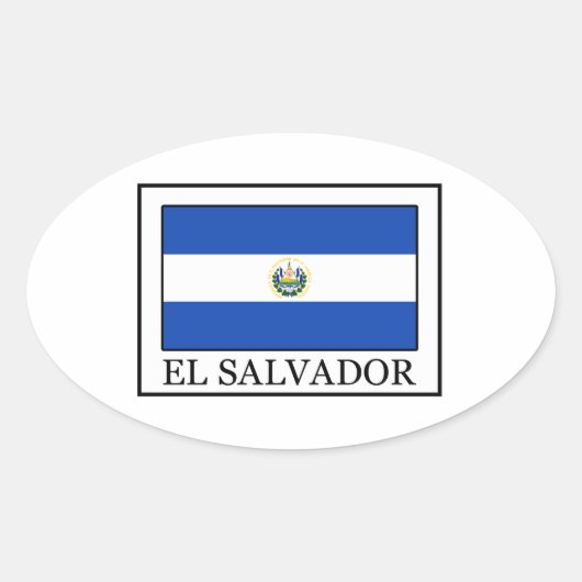Sticker Ovale Salvador (Devant)